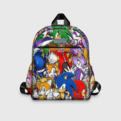 Детский рюкзак Sonic, цвет: 3D-принт