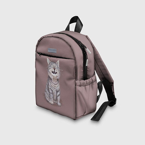 Детский рюкзак Котёнок ыыы / 3D-принт – фото 3
