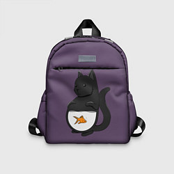 Детский рюкзак Довольный кот, цвет: 3D-принт