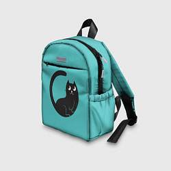Детский рюкзак Чёрный котя, цвет: 3D-принт — фото 2
