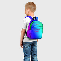 Детский рюкзак Радужный человек, цвет: 3D-принт — фото 2