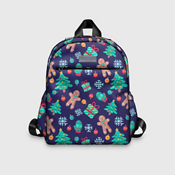 Детский рюкзак Новый год, цвет: 3D-принт