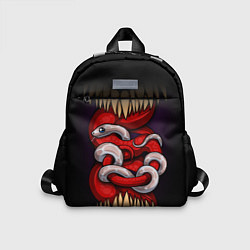 Детский рюкзак Monster and snake, цвет: 3D-принт