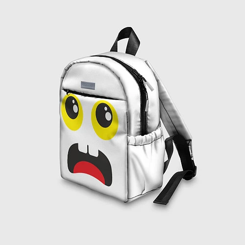 Детский рюкзак Испуганное лицо / 3D-принт – фото 3