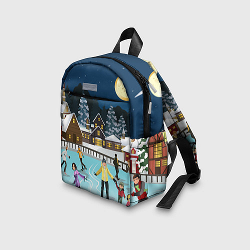Детский рюкзак Рождественский каток / 3D-принт – фото 3