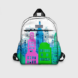 Детский рюкзак Город, цвет: 3D-принт