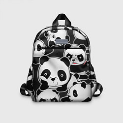 Детский рюкзак Смешные панды, цвет: 3D-принт