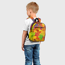 Детский рюкзак Осенние листья, цвет: 3D-принт — фото 2