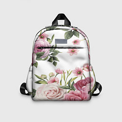 Детский рюкзак Розовые розы, цвет: 3D-принт