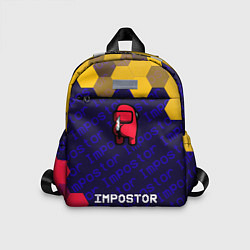 Детский рюкзак AMONG US - IMPOSTOR, цвет: 3D-принт