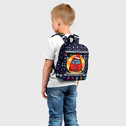 Детский рюкзак AMONG US CHRISTMAS 2, цвет: 3D-принт — фото 2
