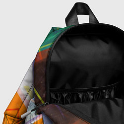 Детский рюкзак Геометрический хаос, цвет: 3D-принт — фото 2