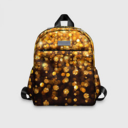 Детский рюкзак ЗОЛОТЫЕ БЛЕСТКИ, цвет: 3D-принт