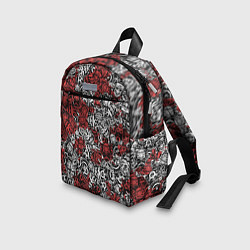 Детский рюкзак Красные и Белые самураи, цвет: 3D-принт — фото 2