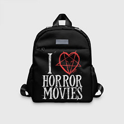 Детский рюкзак I Love Horror Movies, цвет: 3D-принт