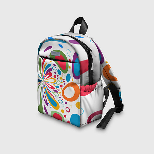 Детский рюкзак Яркие краски / 3D-принт – фото 3