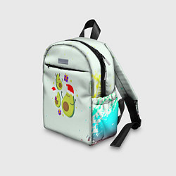 Детский рюкзак Новогодние Авокадо, цвет: 3D-принт — фото 2