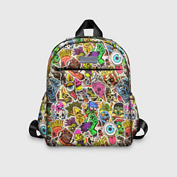 Детский рюкзак Граффити монстров, цвет: 3D-принт