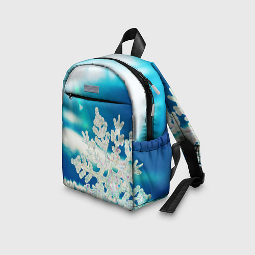 Детский рюкзак Снег / 3D-принт – фото 3