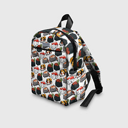 Детский рюкзак Котики Суши, цвет: 3D-принт — фото 2