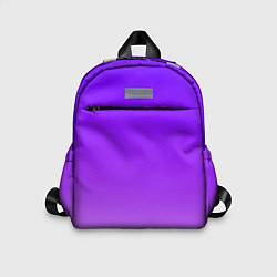 Детский рюкзак Фиолетовый космос, цвет: 3D-принт