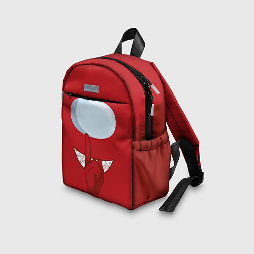 Детский рюкзак AMONG US RED IMPOSTOR / 3D-принт – фото 3