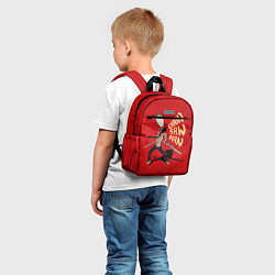 Детский рюкзак Человек Бензопила, цвет: 3D-принт — фото 2