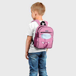 Детский рюкзак AMONG US PINK IMPOSTOR, цвет: 3D-принт — фото 2