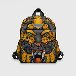 Детский рюкзак Хищный тигр киборг, цвет: 3D-принт
