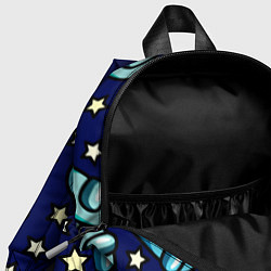 Детский рюкзак Among Us Звёзды, цвет: 3D-принт — фото 2