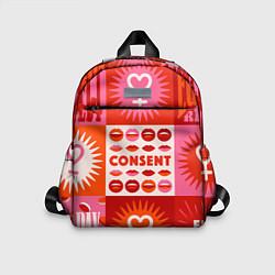 Детский рюкзак Feminism, цвет: 3D-принт