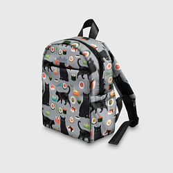 Детский рюкзак Котики и Суши, цвет: 3D-принт — фото 2
