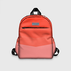 Детский рюкзак Персиковый Градиент, цвет: 3D-принт