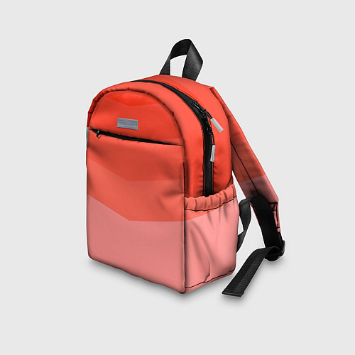 Детский рюкзак Персиковый Градиент / 3D-принт – фото 3