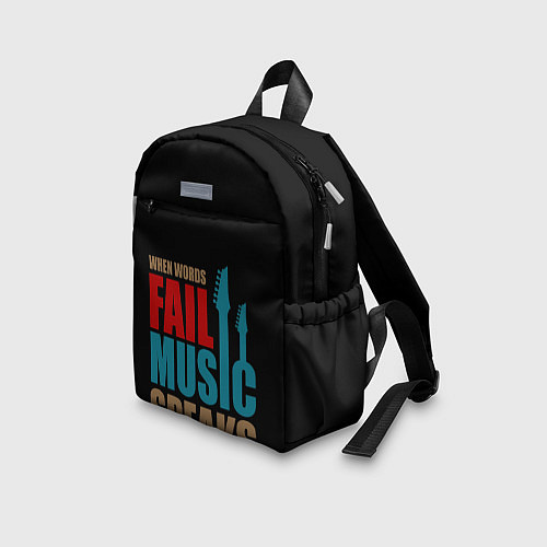 Детский рюкзак Музыка / 3D-принт – фото 3