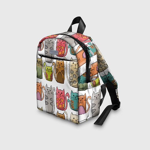 Детский рюкзак Котейки / 3D-принт – фото 3