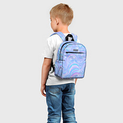 Детский рюкзак УЗОРЫ АБСТРАКЦИЯ НЕОН, цвет: 3D-принт — фото 2