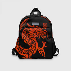 Детский рюкзак RED CHINA DRAGON, цвет: 3D-принт