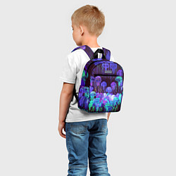 Детский рюкзак Неоновые медузы, цвет: 3D-принт — фото 2