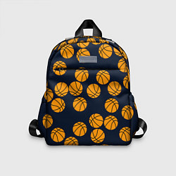 Детский рюкзак Баскетбольные мячи, цвет: 3D-принт