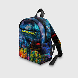 Детский рюкзак Сyberpunk City, цвет: 3D-принт — фото 2