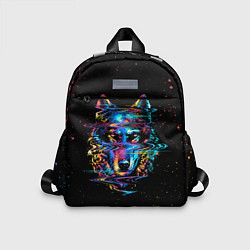 Детский рюкзак КРАСОЧНЫЙ ВОЛК, цвет: 3D-принт