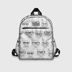 Детский рюкзак Кошки в очках, цвет: 3D-принт