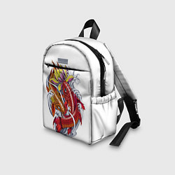 Детский рюкзак Японские Карпы Иероглифы, цвет: 3D-принт — фото 2