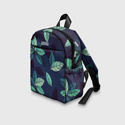 Детский рюкзак Текстура Листья, цвет: 3D-принт — фото 2