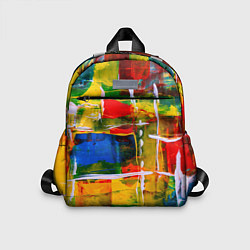 Детский рюкзак КРАСКИ, цвет: 3D-принт