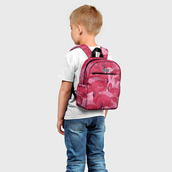 Детский рюкзак Розовые фламинго, цвет: 3D-принт — фото 2
