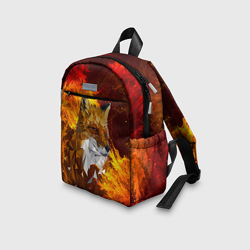 Детский рюкзак Огненный Лис / 3D-принт – фото 3