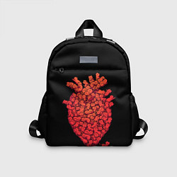 Детский рюкзак Сердце Из Котиков, цвет: 3D-принт