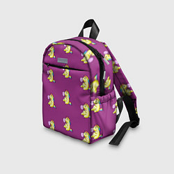 Детский рюкзак Фиолетовые пони, цвет: 3D-принт — фото 2
